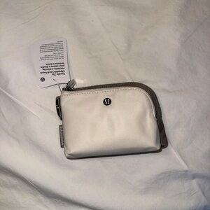 Lululemon double zip card pouch